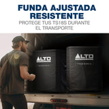 ALTO Funda Deslizante Duradera Para el Subwoofer Altavoz Autoamplificado TS18S Con Forro de Nailon y Acceso Mediante Asa de Acceso
