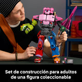 LEGO Fortnite Líder del Equipo Meca - Kit de Maquetas para Adultos para Exponer - Figura Articulada con Espada de Juguete y Minifigura - Regalo Gamer Coleccionable para Fans del Videojuego 77078