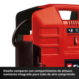 Einhell Compresor de maletín con batería TE-AC 36/8 Li OF Set-Solo Power X-Change (36 V, máx. 8 bar, sin aceite, potencia de aspiración 130 l/min, incl. set adaptador de 3 pz., sin batería)