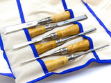 Juego de 6 cinceles Narex Richter de Woodworking Club