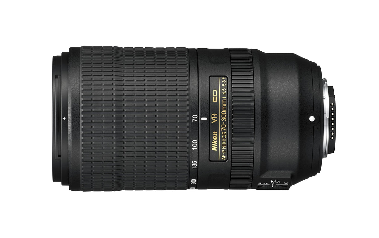 Nikon JAA833DAF - Objetivo para cámara Reflex con Montura F (Distancia Focal de 70-300 mm, Apertura f/4.5-5.6, 0.25 aumentos, estabilizador de Imagen) Negro