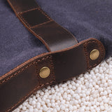KOTAI | Bolsa Enrollable para Cuchillos de Chef de Cuero | 8 Ranuras para 7 Cuchillos y un Acero para bruñir | Hule Ultra-Resistente | Asas y Correas de Cuero | Bolsillo con Cremallera | Hecho a Mano