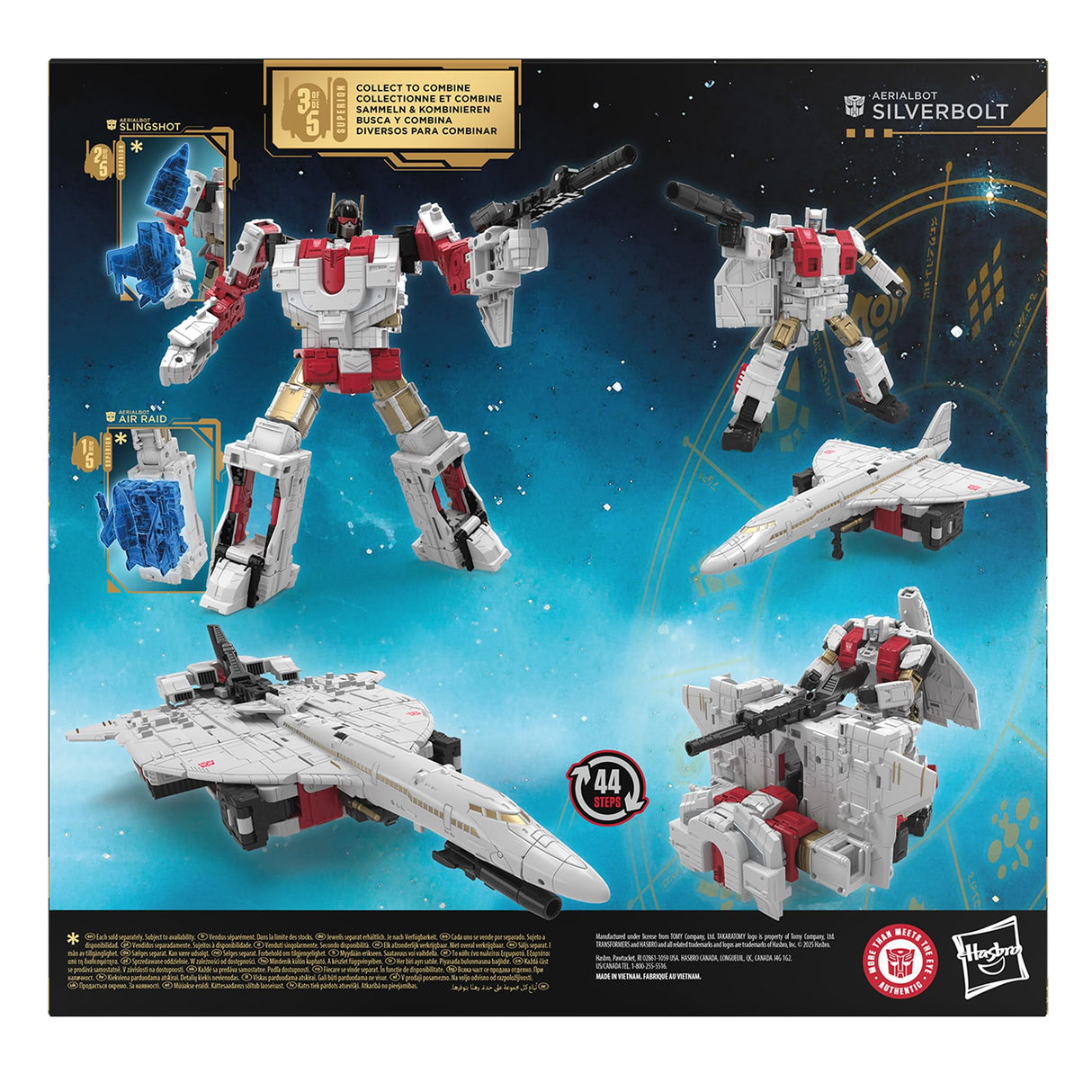 Transformers Age of The Primes Commander Class, Figura de acción de Aerialbot Silverbolt