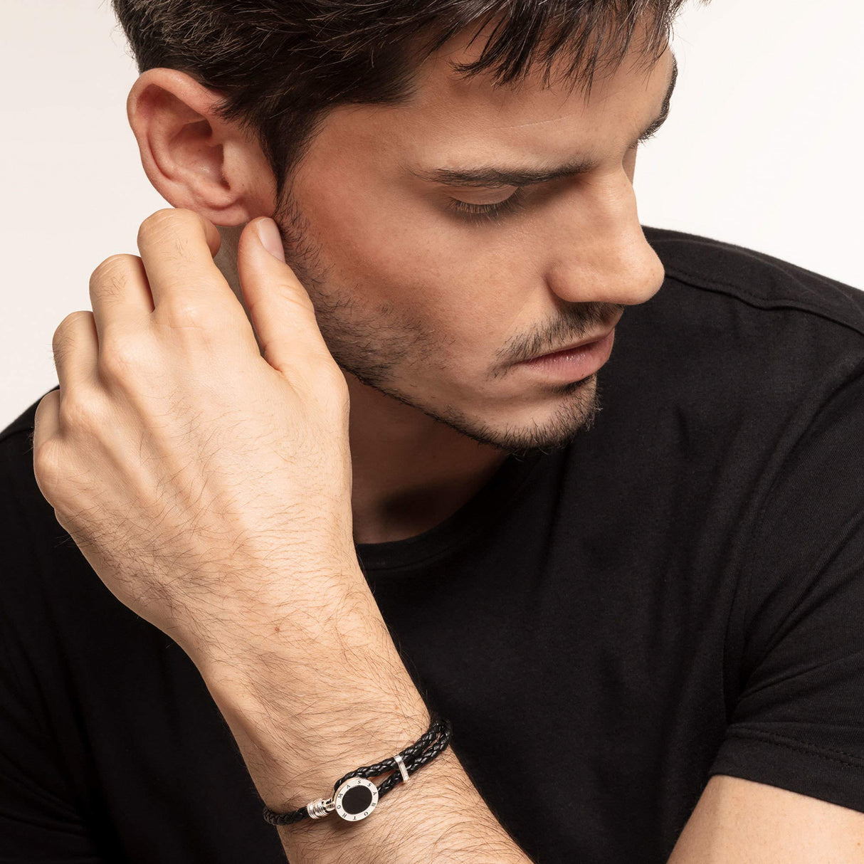 Thomas Sabo Pulsera de Hombre con Plata de ley 925