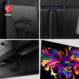 MSI MPG 321URX QD-OLED Monitor Gaming 4K UHD de 31.5'', Panel Quantum Dot OLED 3840 x 2160, 240Hz / 0.03ms, 99% DCI-P3, ΔE≤2, DisplayHDR True Black 400, KVM, RGB, DP 1.4a, HDMI 2.1, USB Tipo-C