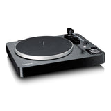 Lenco LBTA-165BK Tocadiscos Totalmente automático - Bluetooth 5.3 - Carcasa de Madera - Platos de Metal y Pastilla AT3600L - Arranque automático y Retorno automático - 2 velocidades (33/45 RPM) -