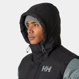 Helly Hansen Chaqueta Larga Active Puffy Abrigo, 485 Cactus Gris, XXL para Hombre