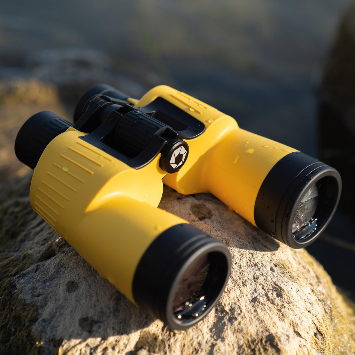 Barska Floatmaster 7x50 Waterproof Marine Binoculars Prismáticos flotantes WP 7 x 50, Unisex Adulto, Amarillo, 7x50mm