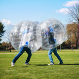 VEVOR Bola de Choque Inflable Bola de Choque de Parachoques 1 Pieza 1,2m x 1,03m Bola de colisión Humana Bola de Rebote de Burbujas Cuerpo de PVC Bola de Parachoques Inflable de Puntos Transparentes