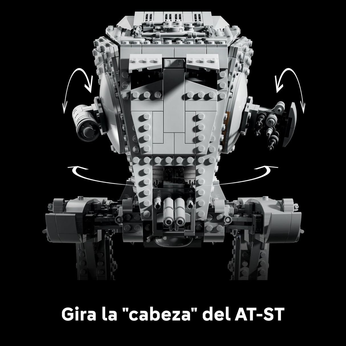 LEGO Star Wars 75417 Caminante AT-ST - Kit de Maquetas para Adultos - Figura Articulada de la Colección UCS con Minifigura y Placa Informativa - Regalo para Hombres y Mujeres Fans
