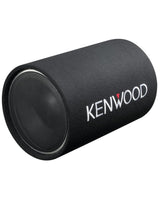 KENWOOD KSC-W1200T Subwoofer Tubular - Subwoofer de Tamaño Compacto y Forma de Tubo, con Correas para Instalación Rápida y Fácil en Coche. Potencia Nominal 200W y Potencia de Pico 1200W