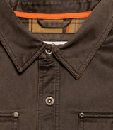 Legendary Whitetails Flannel Lined Shirt Jacket Waxed Cotton Water Resistant Chaqueta, Tabaco, X-Large Alto para Hombre