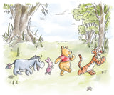 Komar WTD - Papel pintado fotográfico para habitación infantil (300 x 250 cm), diseño de Winnie the Pooh Walk Together de Disney