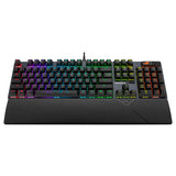 ASUS ROG Strix Scope II - Teclado gaming de tamaño completo, espuma amortiguadora, interruptores ROG NX Snow prelubricados, teclas ABS con revestimiento UV, controles multifunción, acceso rápido, RGB