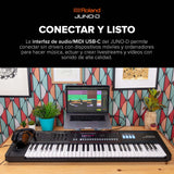 Sintetizador Roland JUNO-D6 | Teclado de 61 notas con acción de sintetizador | Generador ZEN-Core con más de 3.800 sonidos integrados | Intuitivas herramientas creativas | Interfaz de audio/MIDI USB-C