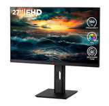 Konix Monitor Gaming Zephyr 27" PC, PS5, Switch 2, Xbox - Resolución Full HD 1080p - 180 Hz - 1 ms - FreeSync - HDMI 2.0 - DisplayPort - Panel IPS