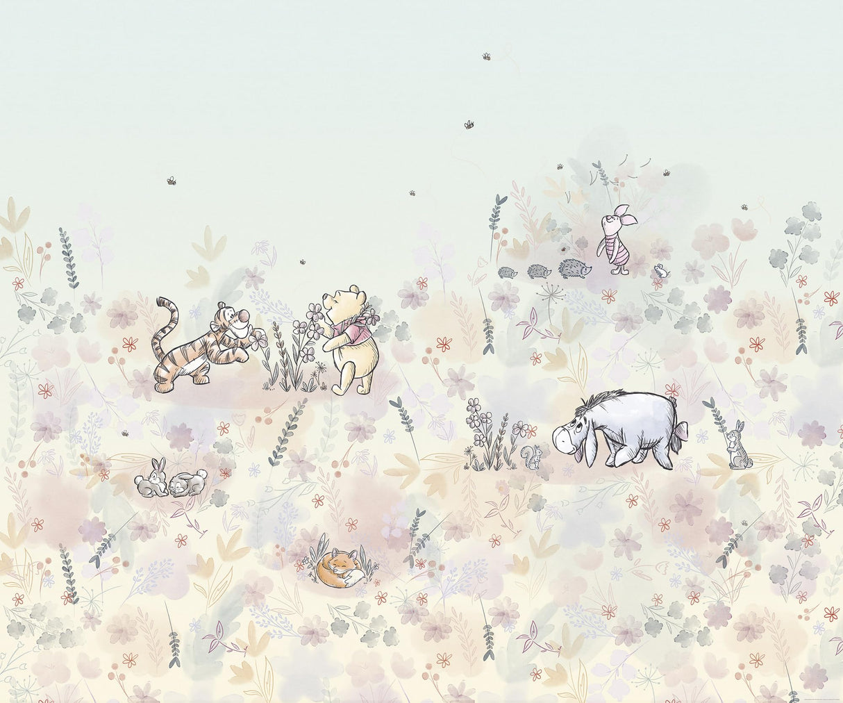 Komar WTD - Papel pintado fotográfico para habitación infantil (300 x 250 cm), diseño de Winnie the Pooh