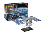 Revell Maqueta de construcción I Set de Regalo 25th Anniversary ISS Platinum Edition I INT. Estación Espacial I 250 Piezas I Escala 1:144 I para niños y Adultos a Partir de 13 años