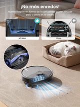 LEFANT M3 MAX Robot Vacuum Cleaner and Floor Scrub with Self-Empty Base, 20000 Pa, 210 mins, dToF Laser Navigation, Elevated Rotating Mops, Obstacle Evasion PSD, 5G WiFi/App/Alexa