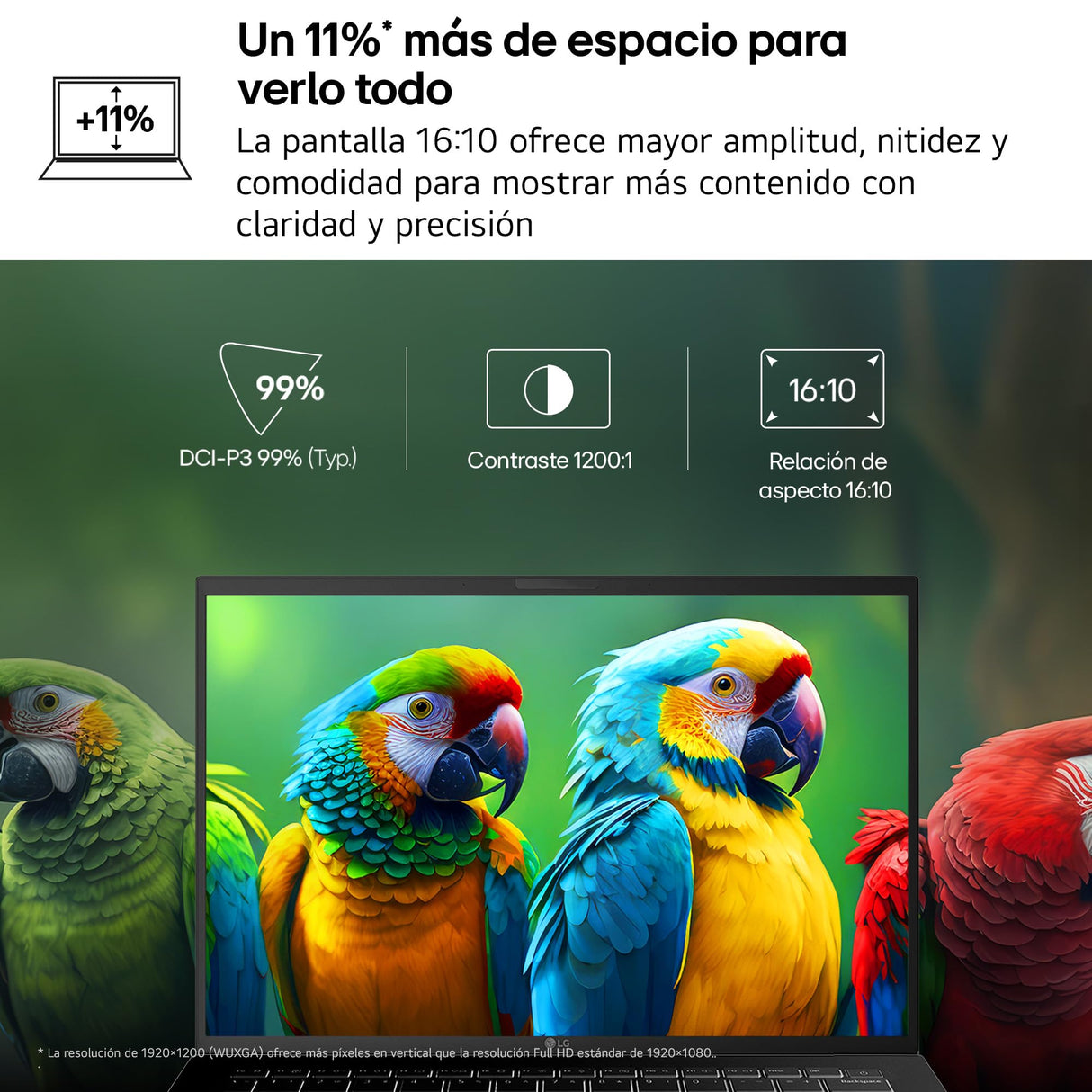 LG gram 14Z90U-G.AU85BN - Ordenador Portátil Ultraligero de 14" Intel Core Ultra 7 355, 32 GB RAM, 512 GB SSD, Intel Graphics (4Xe), IPS Antirreflejo, 1120g, 36.5 h, Windows 11, Teclado ES, Negro