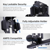Arkon Robust Forklift Pillar - Soporte para Tablet, Color Negro