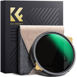 K&F CONCEPT Nano-X Pro 2 en 1 Filtro Polarizador Variable ND2-32 (1-5 Pasos) Ultradelgado con Marco de Cobre Vidrio óptico HD con 36 Capas Revestimiento Nano