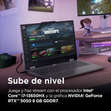 Lenovo LOQ Essential Gen 11 - Ordenador Portátil Gaming IA 15.6" FHD (Intel Core i7-13650HX, NVIDIA GeForce RTX 5050, 16GB RAM, 512GB SSD, 144 Hz, Wi-Fi 6, Windows 11 Home) QWERTY Español - Gris Luna