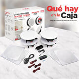 Pyle Altavoces empotrables, Pared, Techo, 6.5”, 200W, Dos vias, Tweeter de polimero de 1/2”, 70Hz-20kHz