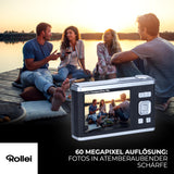 Rollei Compactline 10X - 60 MP - Zoom óptico de 10x, Pantalla de Selfie