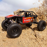 Axial AXI03000B 1/10 Capra 1.9 Unlimited 4WD Trail Buggy Cepillado, RTR RC Crawler, Rojo