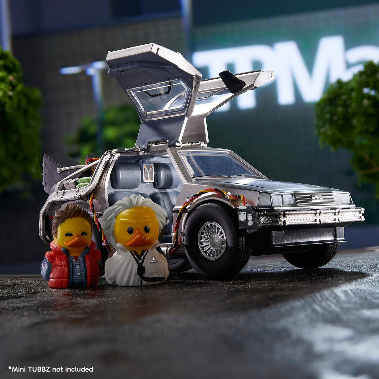 TUBBZ Edición Especial: Regreso al Futuro – Vehículo Coleccionable Delorean para Figuras Mini