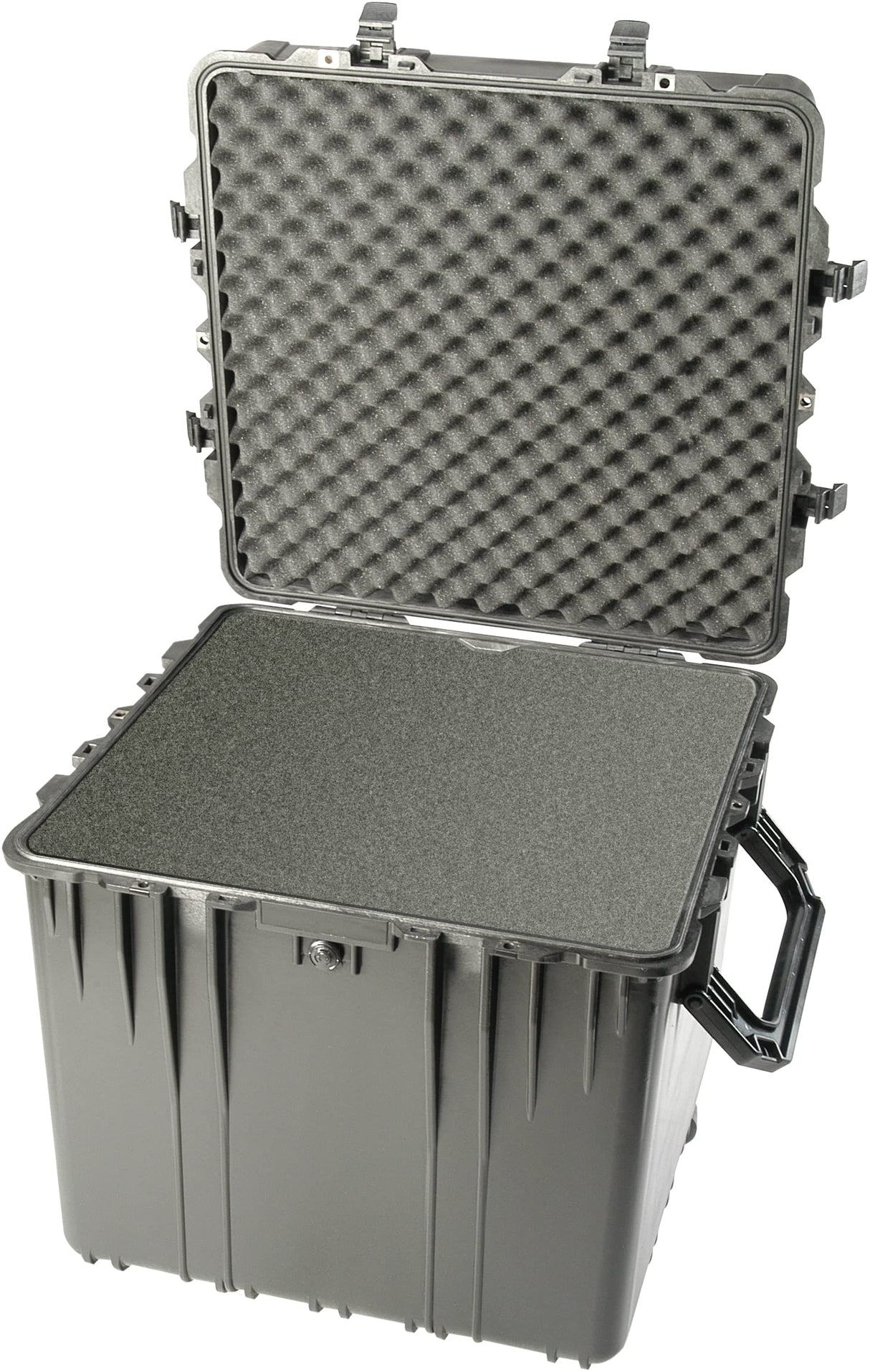 PELI 0370 Maleta Cuadrada Profunda y estanca para Equipos fotográficos y electrónicos, IP67 estanca, 227L de Capacidad, Fabricada en EE.UU., con Espuma Personalizable, Color Negro