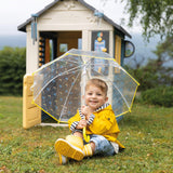 Smoby- Casa 4 Estaciones- para Aprender sobre Las Estaciones, Carillón de Viento, Veleta, Pluviómetro y Tablero Didáctico, A Partir de 2 años, Medidas: 102,7 x 121,8 x 143,4 cm (7600810731)