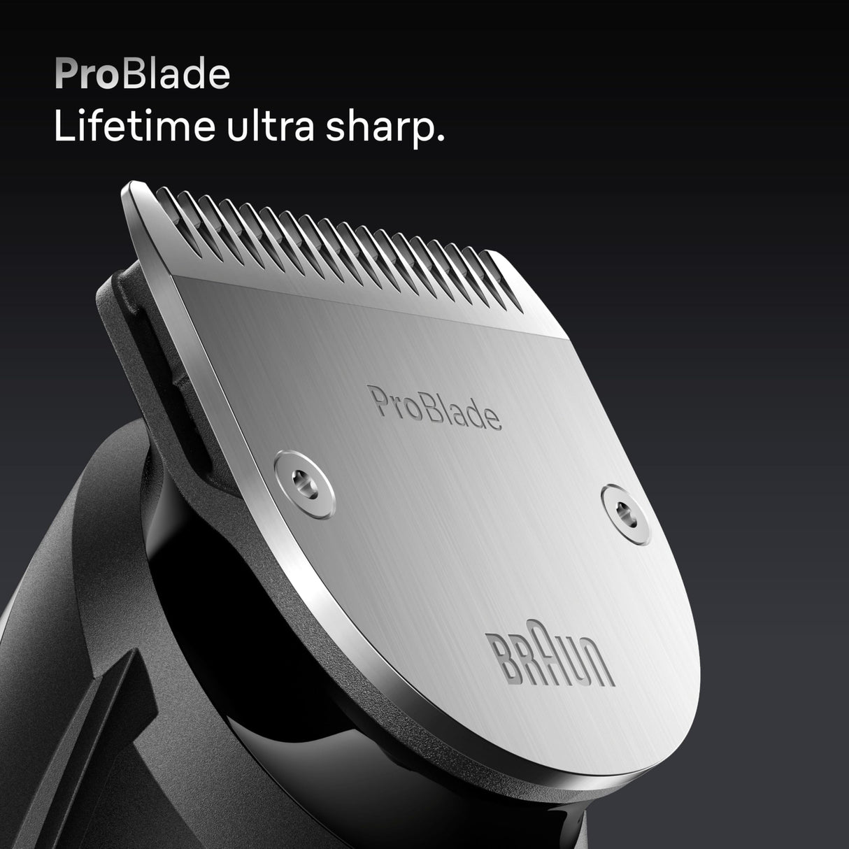 Braun Recortadora De Barba Series 7 BT7525, +7 Accesorios Para Barba, 40 Longitudes, Lámina ProBlade, Gris