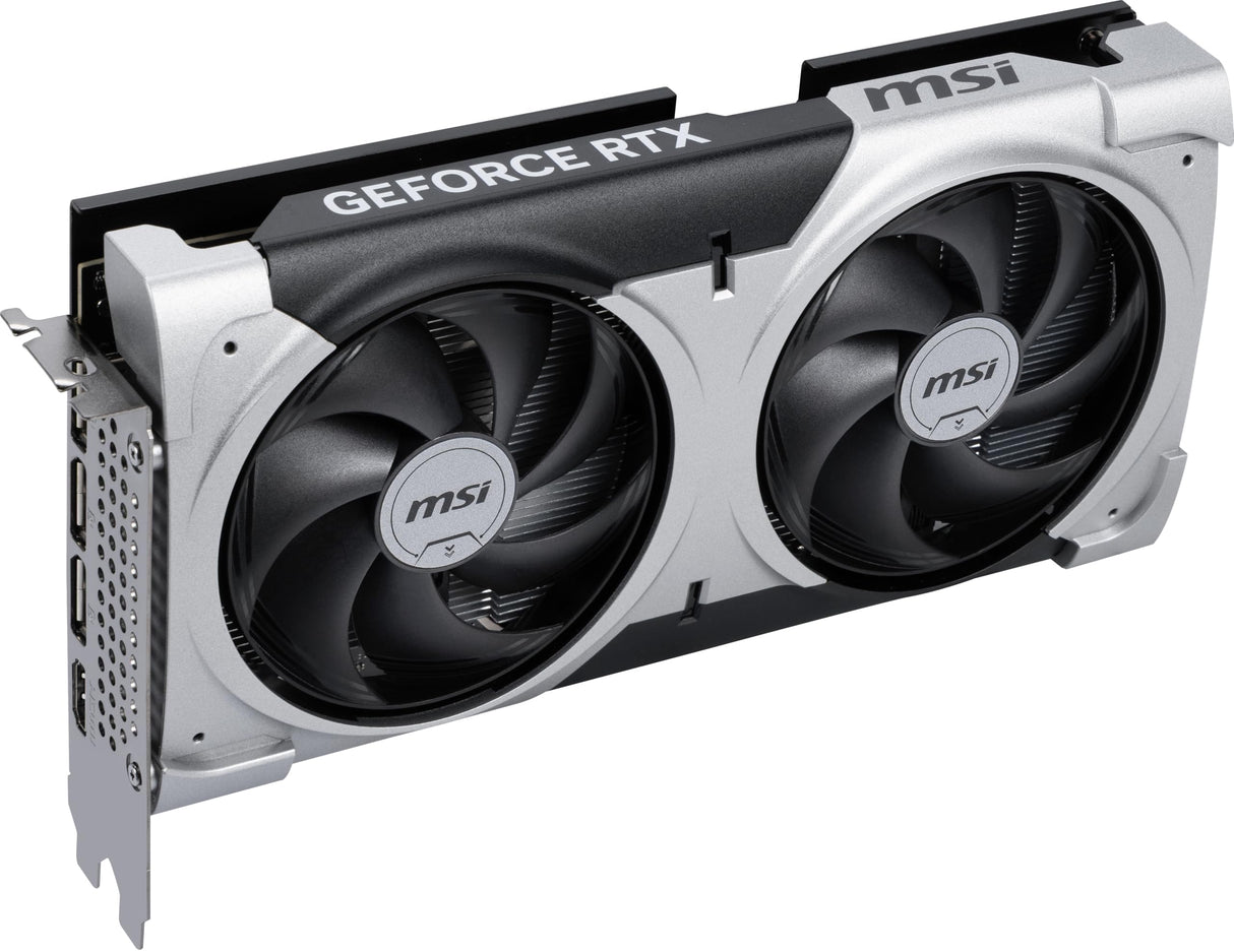 MSI Gaming RTX 5060 Ti 16G Ventus 2X OC Plus - Tarjeta gráfica (16 GB GDDR7, 128 bits, Rendimiento Extremo: TBA MHz, DisplayPort x 3 2.1a, HDMI 2.1b, Arquitectura NVIDIA Blackwell)