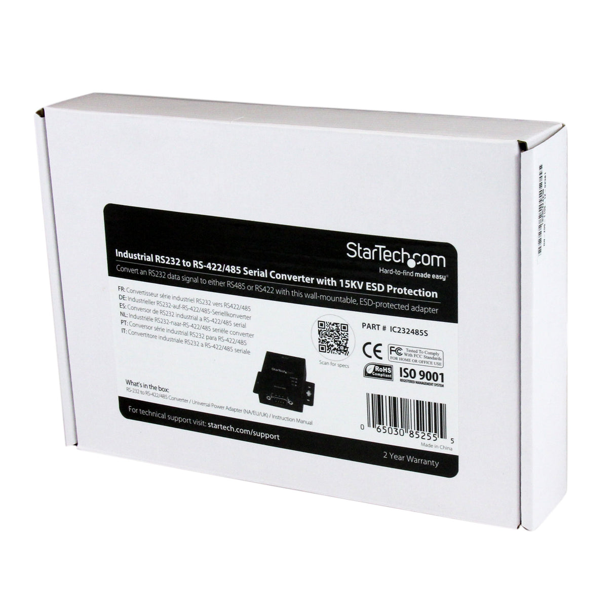 StarTech.com IC232485S - Adaptador Serie RS232 a RSS422 y RS485