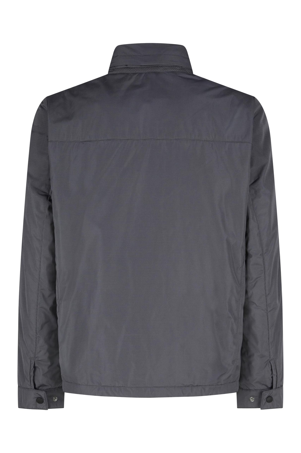 Geox M Litio Short Jkt Chaqueta, Perla ahumada/Negro, 56 para Hombre
