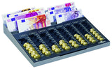 Durable 178157 tablero de conteo Euroboard XL con 8 compartimentos para billetes, antracita