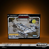 Star Wars La colección Vintage - Caza Estelar N-1 de El Mandaloriano - Serie The Mandalorian - Figura y vehículo a Escala de 9,5 cm