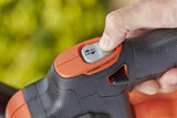 BLACK+DECKER Cortasetos 36V, Batería 2.5Ah, Cuchilla Doble Acción 55cm, Doble Interruptor y Mango, Tecnología Powercommand, Incluye Batería y Cargador 1,3A, BCHTS3625L1-QW