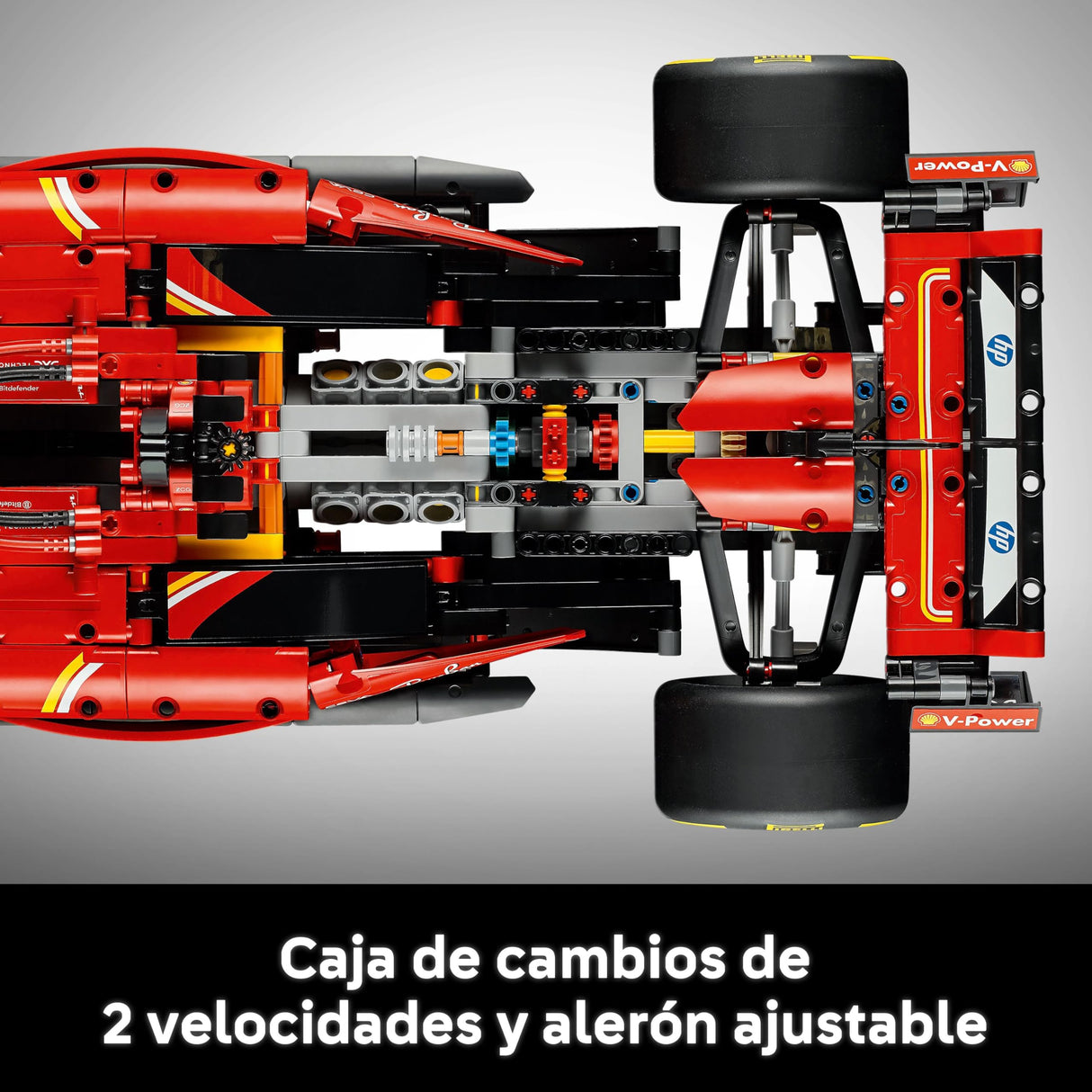 LEGO Technic Coche Ferrari SF-24 F1 Maquetas para Adultos - Coche de Carreras Rojo para Coleccionar - Regalo para Hombres, Padres o Pareja Aficionados a la Fórmula 1 - Detalles Navideños 42207