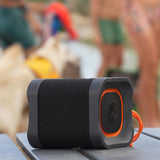 Skullcandy Terrain Mini Altavoz Portátil Inalámbrico con Bluetooth, Impermeabilidad IPX7, 14 Horas de Batería, True Wireless Stereo y Correa Integrada para Viajes y Uso en Exteriores - Negro