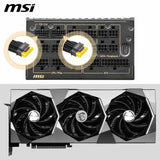 MSI Meg Ai1600T PCIE5 - Fuente de alimentación, 1600W, 80 Plus Titanium, ATX 3.1, PCIe 5.1 GPU Support, Dual-Native 12V-2x6, Cables con Conectores Dual-Color 12V-2x6, ATX PSU, Cable Trenzado