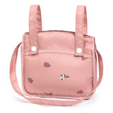 Bayer Design 17026AA Cochecito de muñeca Xeo, Carro para muñecos, Bolsa, Convertible, Regulable en Altura