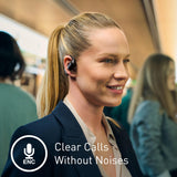 Panasonic RB-F10DE-K Audífonos inalámbricos de Oído Abierto, Audífonos Bluetooth con Micrófono ENC, 25 Horas De Reproducción, Bluetooth 5.4, IPX4, Controles Táctiles, Negro