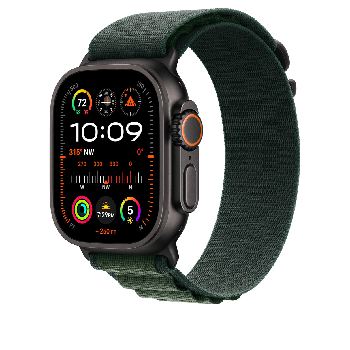Apple Watch Band - Correa Loop Alpine - 49 mm - Dark Green - Talla S