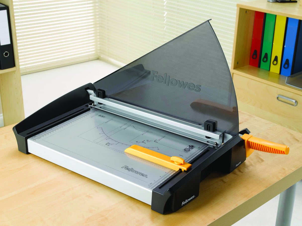 Fellowes Plasma A3 - Guillotina de papel tamaño A4, capacidad de corte 40 hojas, color negro y gris