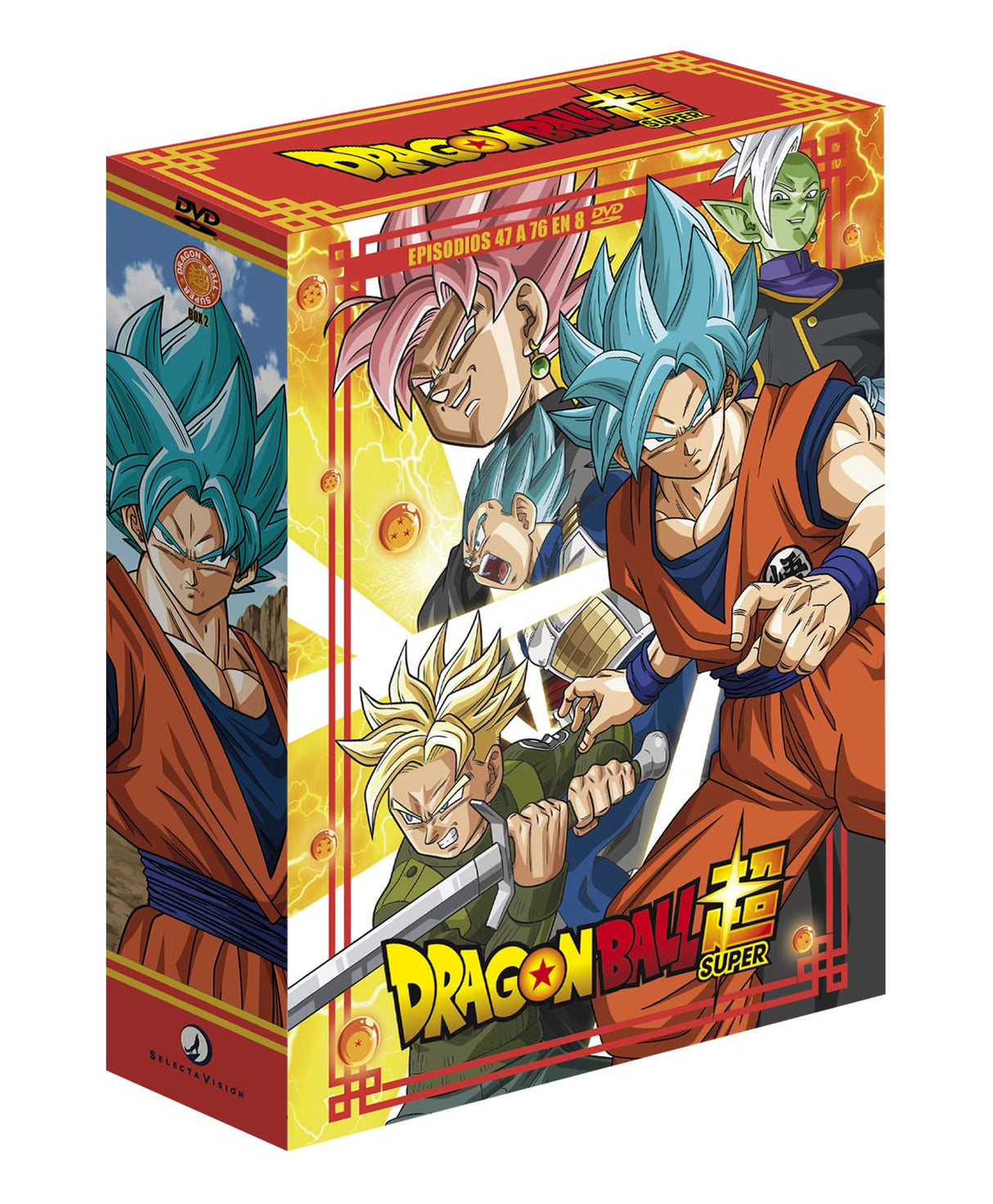 Dragon Ball Super Box 2 - Sagas Completas (Episodios 47 a 76) [DVD]