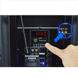 DYNASONIC - DYNAPRO 12' (2ª Generación) Altavoz Bluetooth Portatil Profesional, Altavoz Bluetooth Potente 700W 2 microfonos