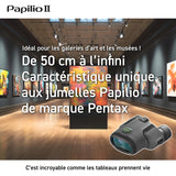 Pentax Papillo II – Prismáticos Up (con Funda, Color Negro